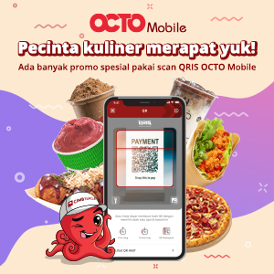 Cashback 30% F&B Gabungan Dengan Scan QR OCTO Mobile