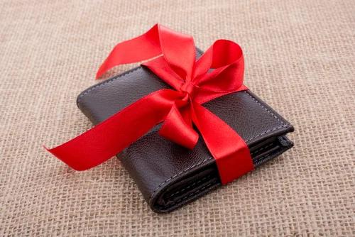 dompet kecil ide souvenir pernikahan - CIMB Niaga
