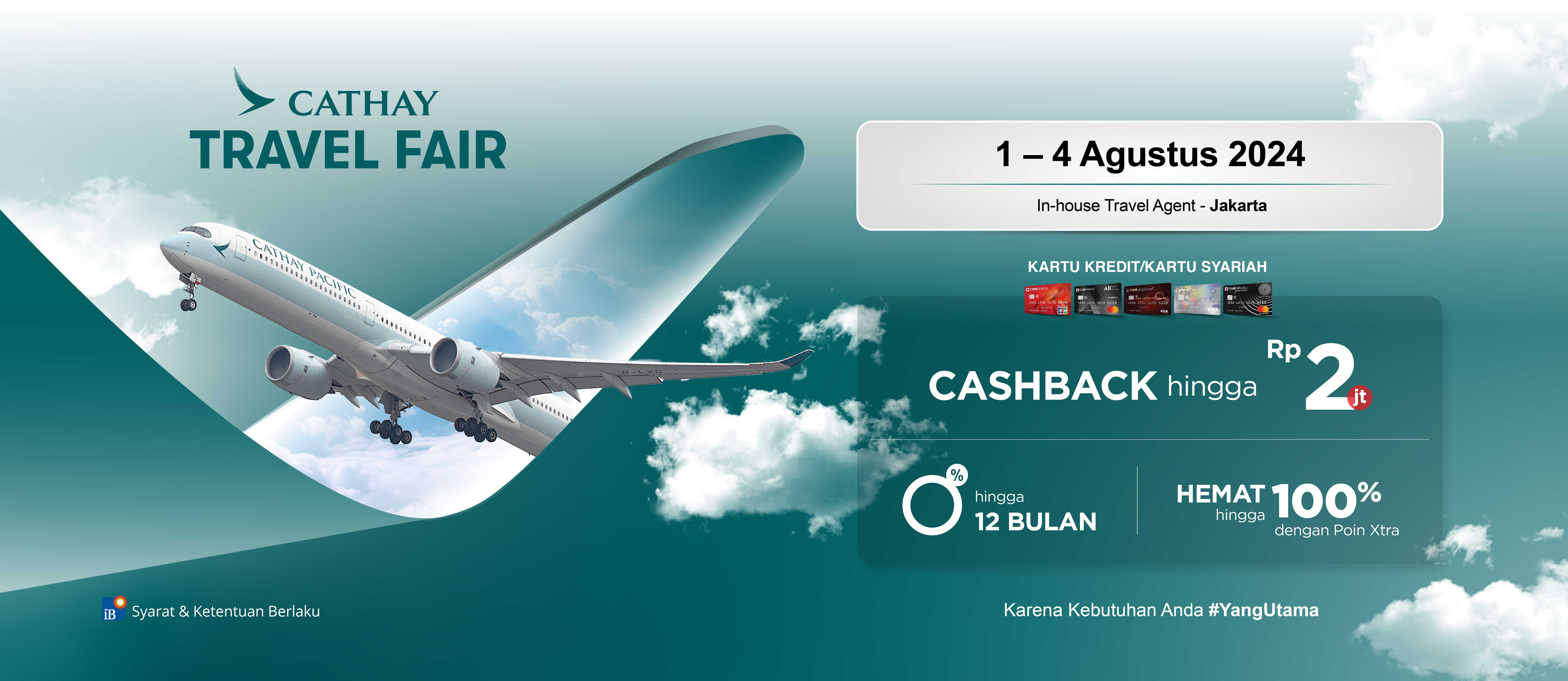 Cathay Pacific Travel Fair Inhouse Jakarta