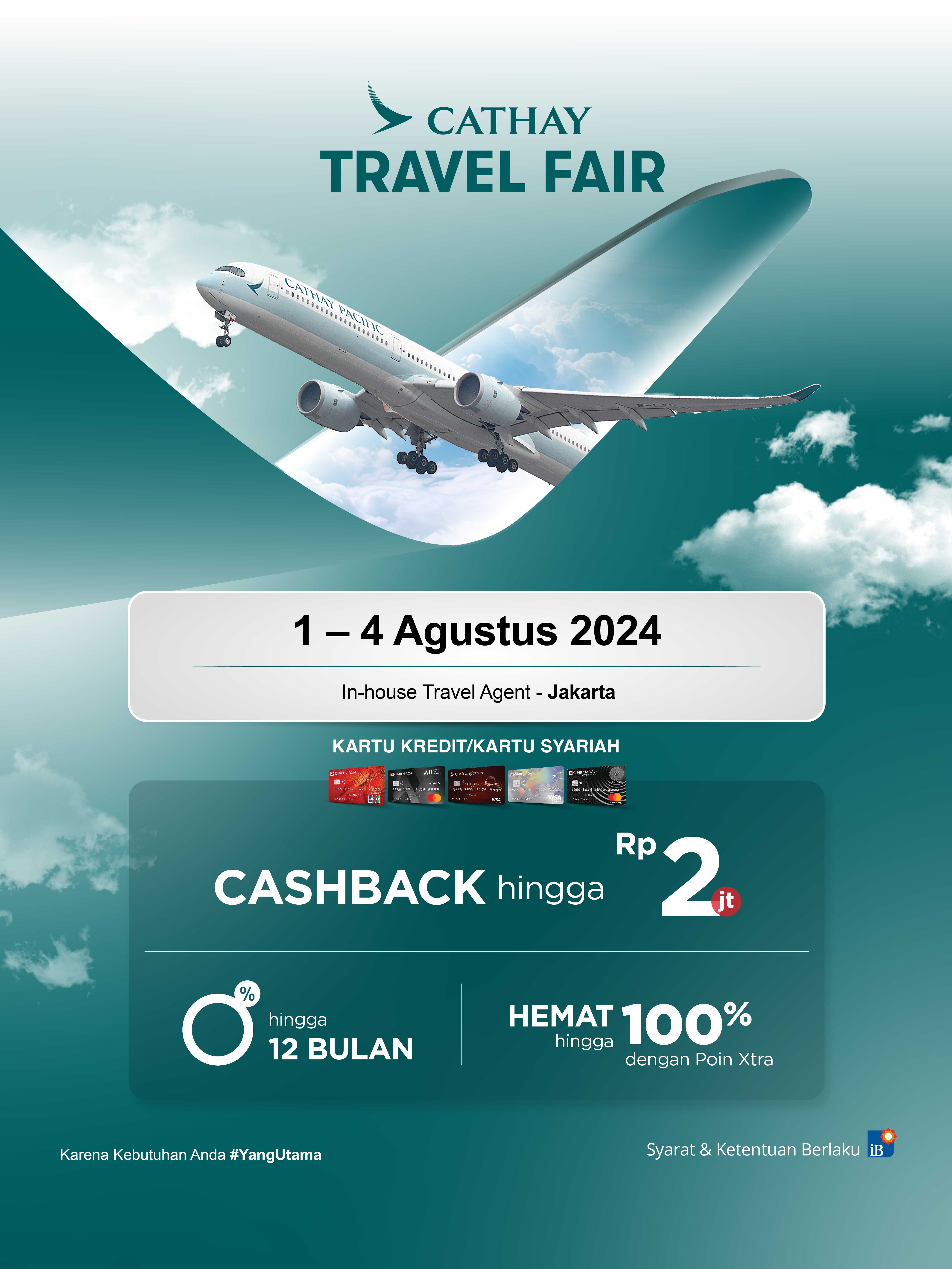 Cathay Pacific Travel Fair Inhouse Jakarta