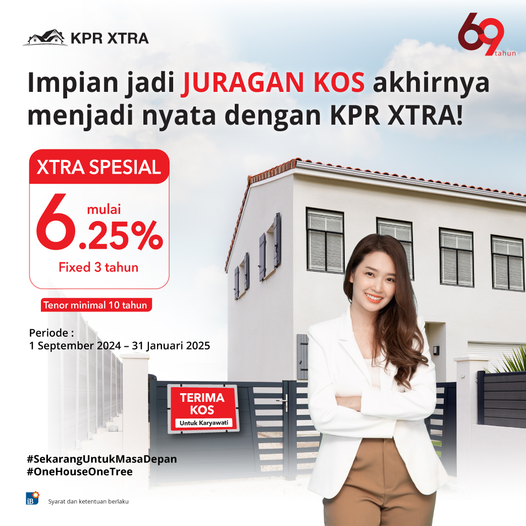 Impian jadi JURAGAN KOS akhirnya menjadi nyata dengan KPR XTRA!